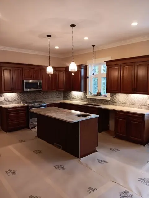 Garvey Construction, Custom cherry kitchen