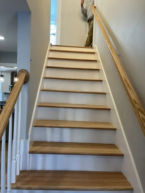 Garvey Construction, Custom oak staircase & railings