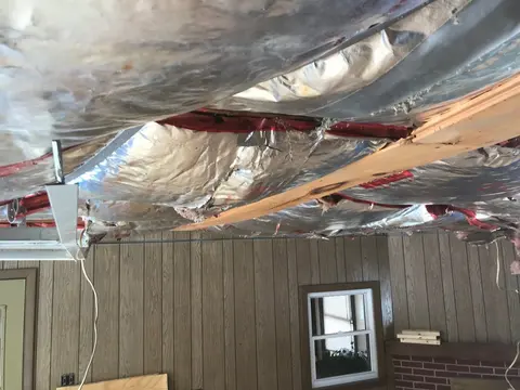 Garvey Construction, Ceiling collapse & water damage repair
