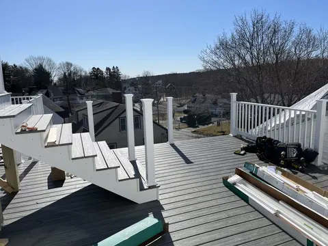 Garvey Construction, Rooftop deck & stairs build