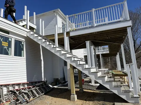 Garvey Construction, Elevated deck & staircase build